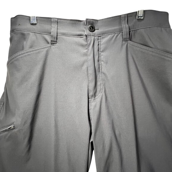 Orvis Mens Gray Nylon Blend Fishing Hiking Pants Zipper Pockets 38x34 - Picture 7 of 13